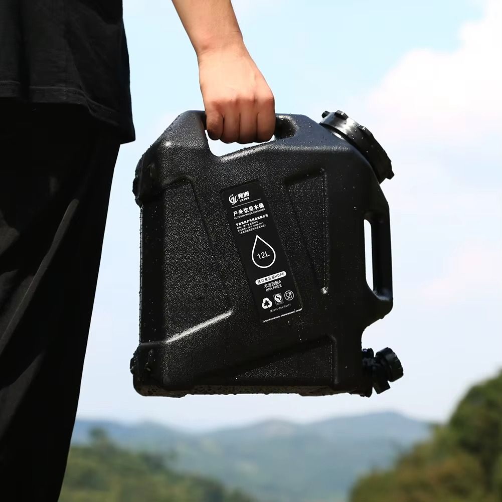 12L Portable Water Container with Tap – Camping