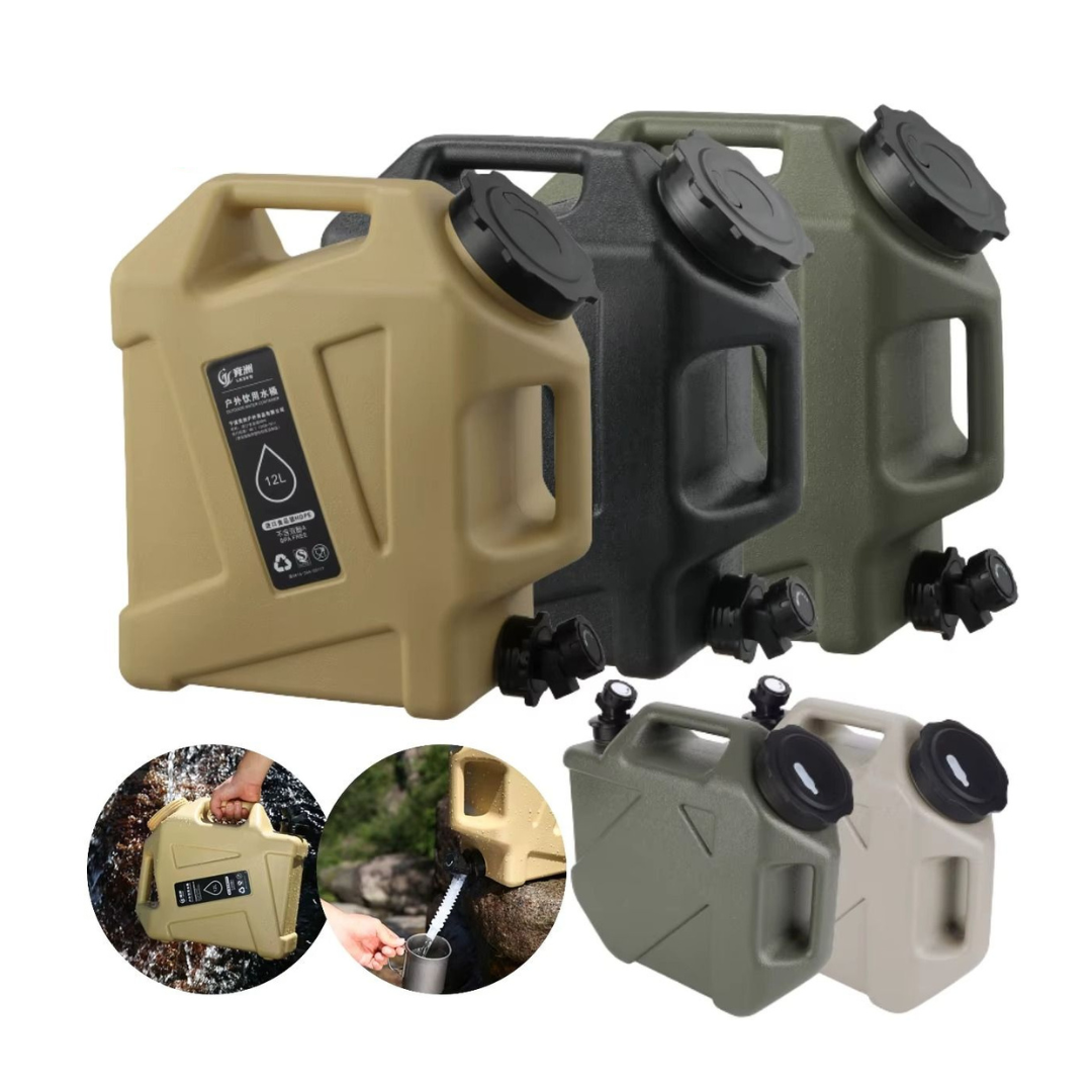 12L Portable Water Container with Tap – Camping