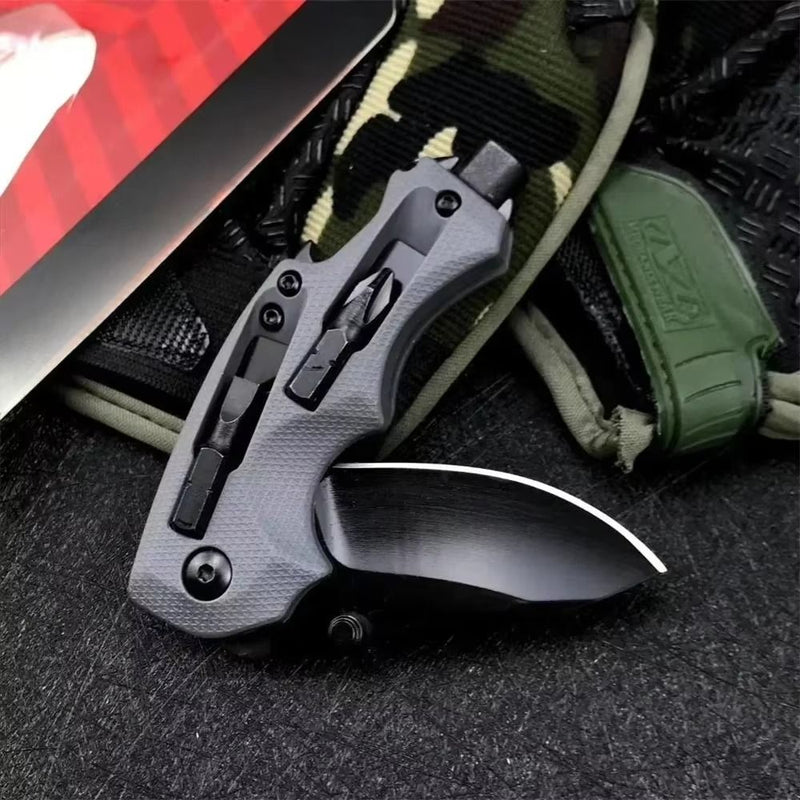 Multifunctional Folding Knife (EDC) Made of Steel