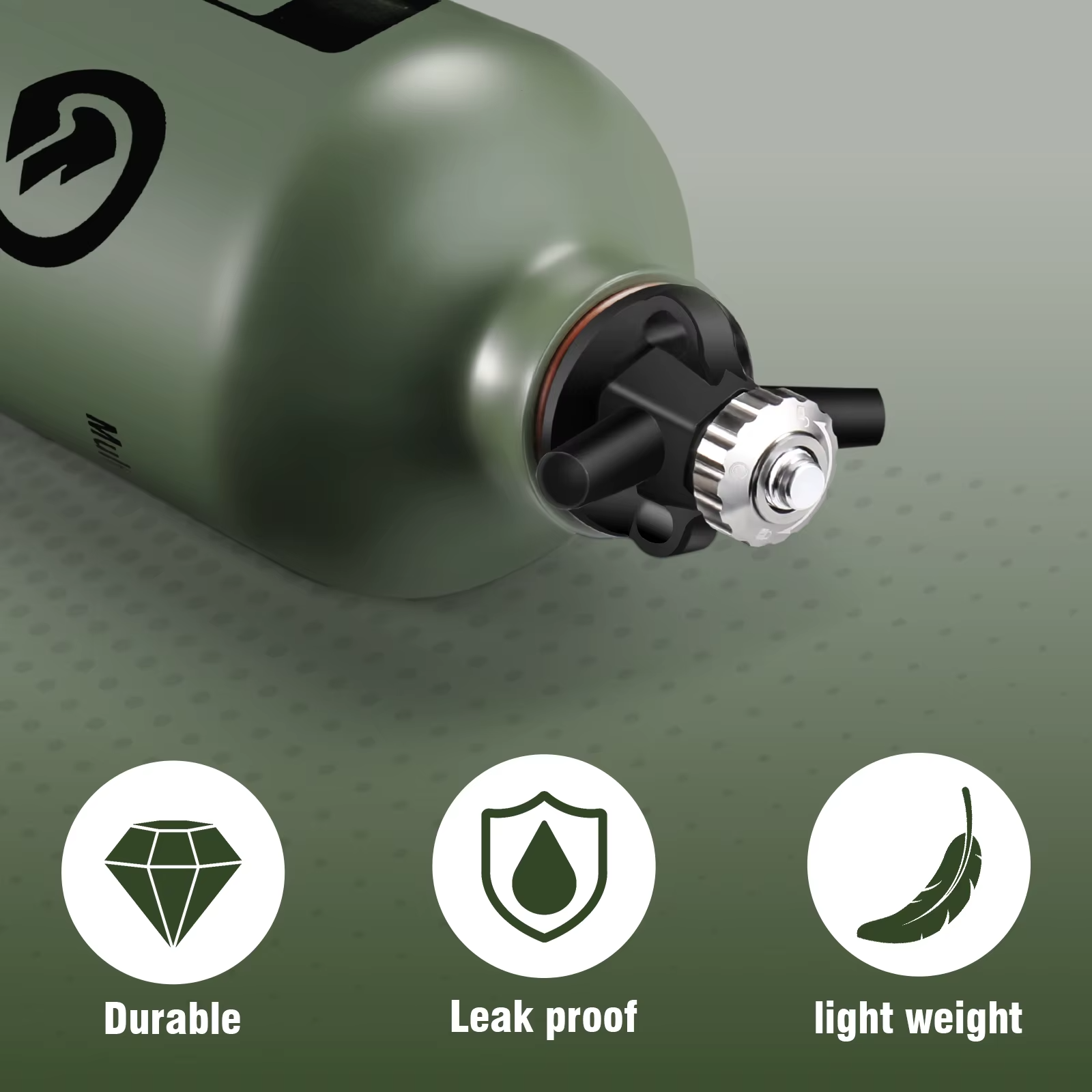 CAMPEAK Fuel Bottle 0.5L / 1L with Safety Valve