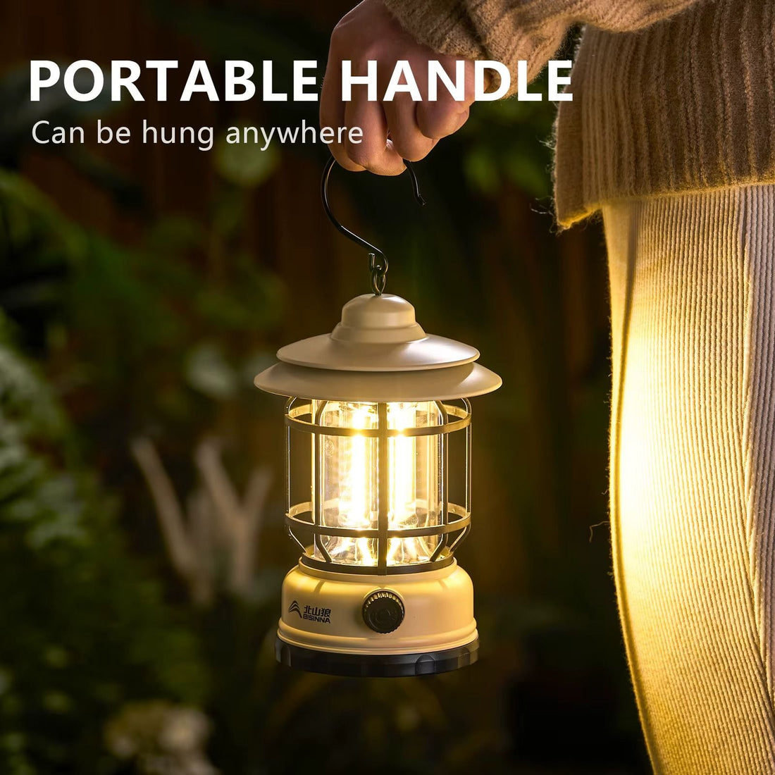 Retro Rechargeable Camping Light IPX4