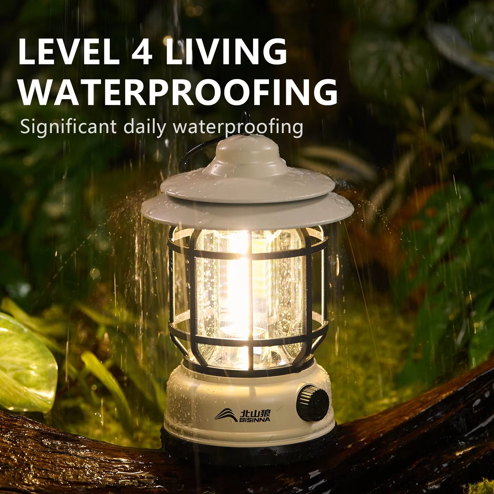 Retro Rechargeable Camping Light IPX4