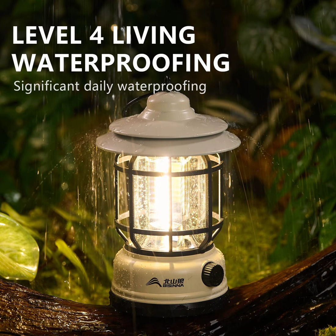 Retro Rechargeable Camping Light IPX4