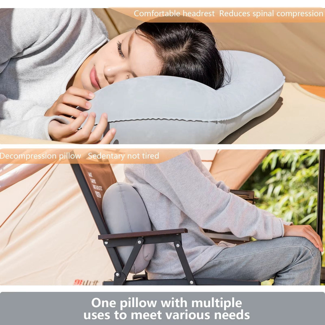 Ultralight Inflatable Camping & Travel Pillow